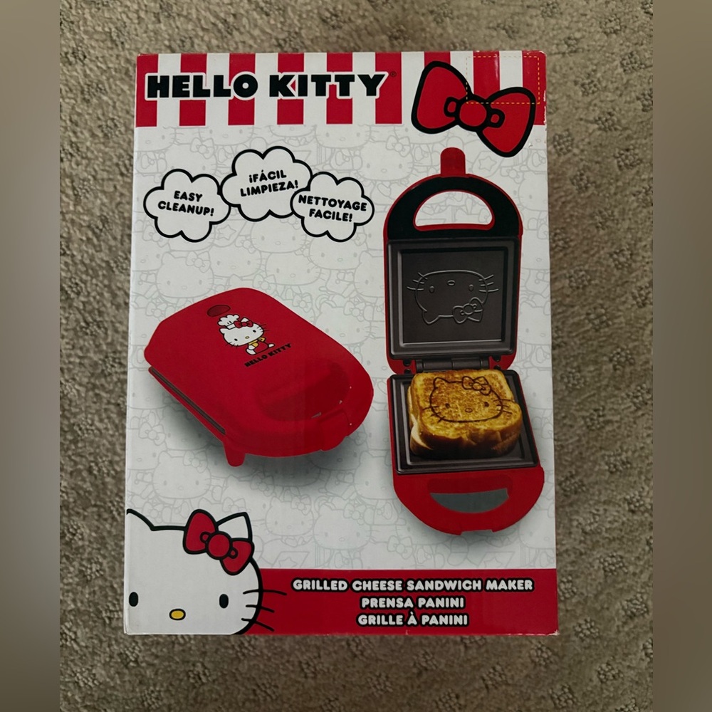Hello Kitty Red Sandwich Press